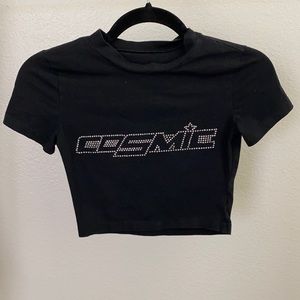 Black Cosmic Crop top!